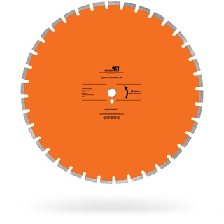 АЛМАЗНЫЙ ДИСК САРМАТ D600/R250/40х4,5х10+2/Z36/3,5/25,4+